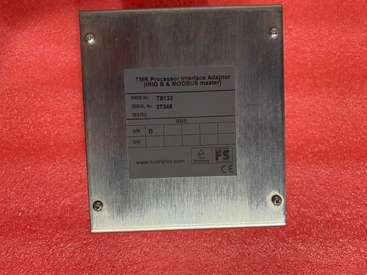 T8123 ICS Triplex Trusted TMR Processor Interface Adapter One Year Warranty